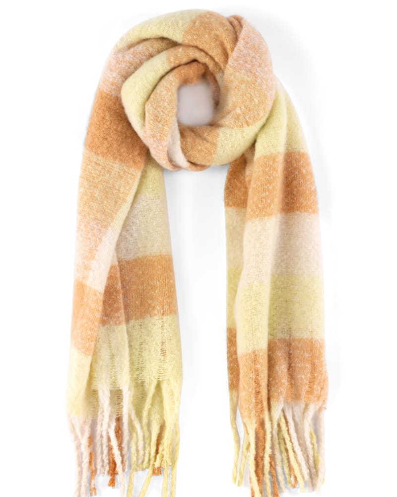 Front of a size One Size Ari Scarf in Lime by Shiraleah. | dia_product_style_image_id:306778